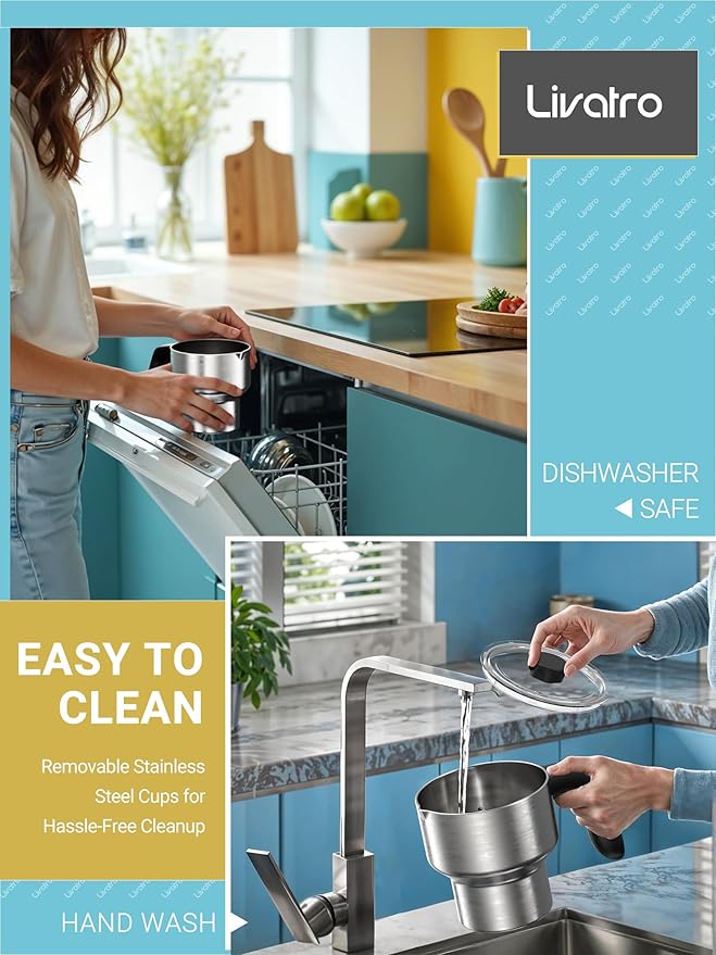 12-in-1 Milk Maker Machine: Automatic Milk Maker for Almond Oat Plant-Based Milk, Detachable Design, Self-Cleaning, 24H Delay Start, Keep Warm, Safety Lock, Homemade Vegan Drinks