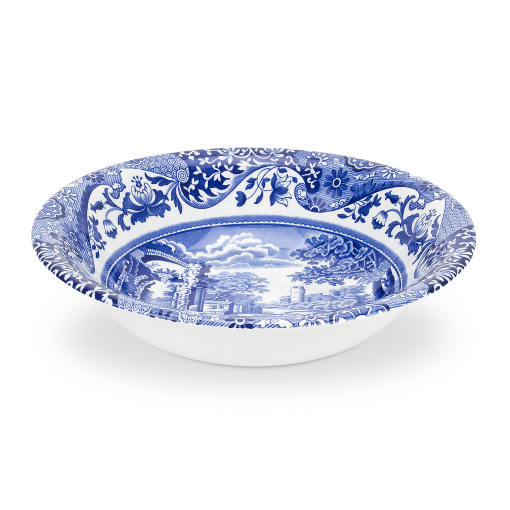 Spode Blue Italian Ascot Cereal Bowl, Set of 4