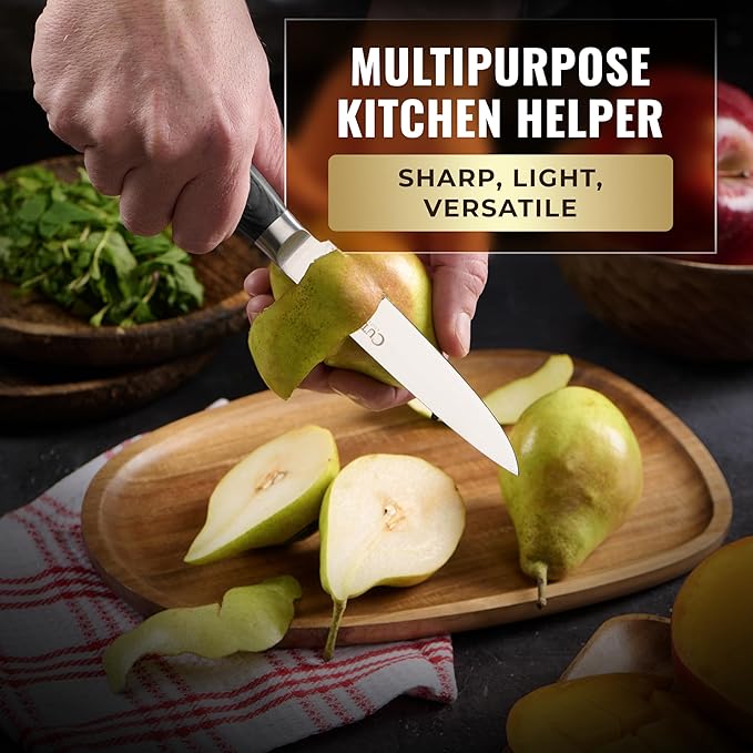 Cutluxe 3-Piece Chef Knife Set – Ultra Sharp Japanese Kitchen Knives