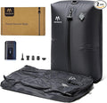 Megaback Vacuum Bags for Travel, IP67 Reusable Vacuum Seal Bags for Clothing with Electric Pump, Vacuum Seal Packing cube for Suitcases, Backpack & Travel (2PC+Pump)