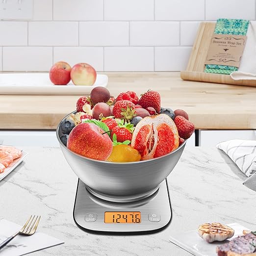 GRAM PRES Food Kitchen Scale Digital Weight Grams and Oz 11lb/0.01oz