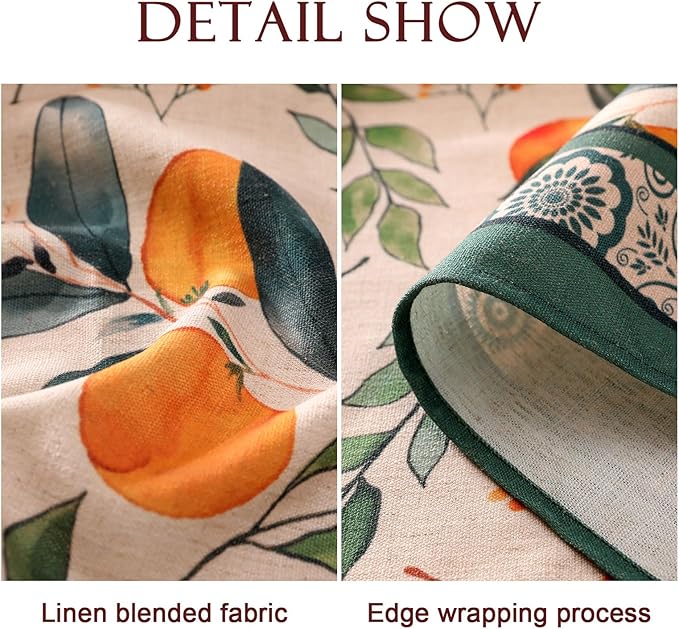 patdrea Designer French Linen Tablecloth,Rectangular,79"x55"-Palladin A