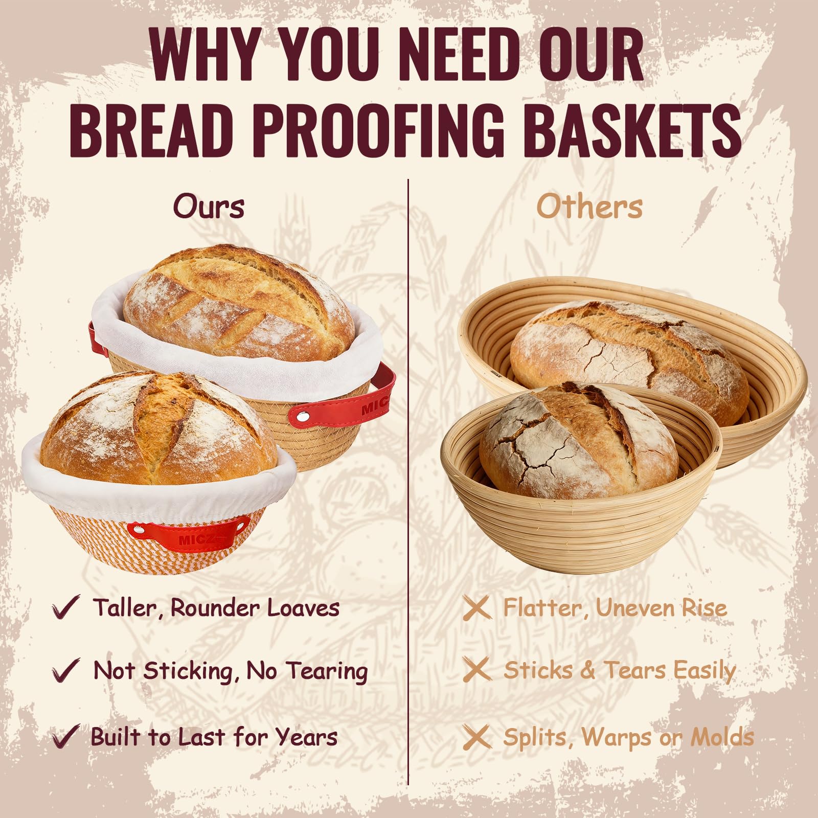 Sourdough Starter Kit, Sourdough Bread Baking Supplies, Sourdough Kit Home and Kitchen, Sourdough Bread Basket, Sourdough Starter Jar,Sour Dough Kit Tools,Bread Proofing Basket, Sourdough Jar