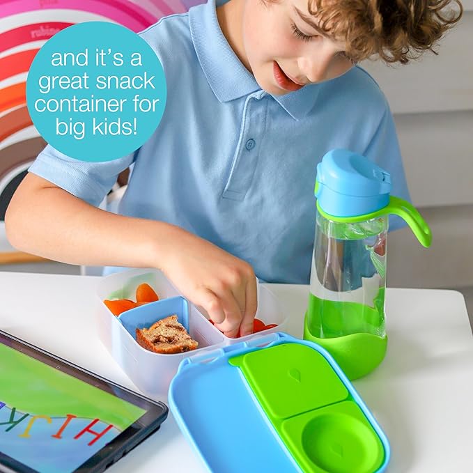 b.box Mini Lunch Box, Snack Containers for Kids, Lunch Box Kids, 4.25 Cup