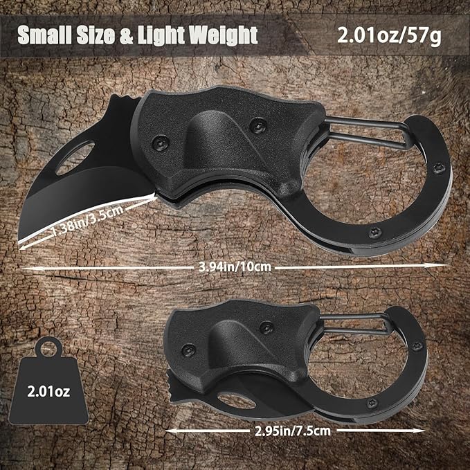 EILIKS Small Pocket Knife, Mini Folding Knives EDC Cool Gadgets with 1.34inch Stainless Steel Blade for Everyday Carry, Gifts for Men Dad Husband, Stocking Stuffers Gifts for Him and Her