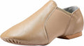 Dynadans Leather Upper Slip-on Jazz Dance Shoe for Women Men's Dance Shoes Brown 10.5M