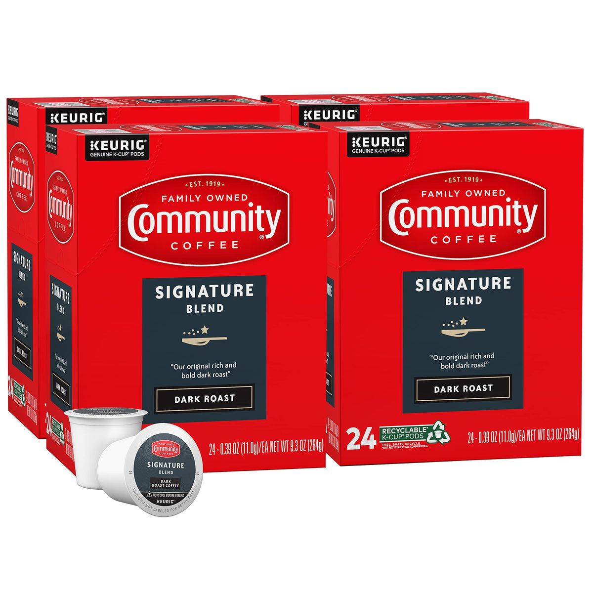 Community Coffee Grandma's Sugar Cookie Keurig K-Cup Pods, Limited Edition Holiday Flavor, Natural Ingredients, 10 Count (Pack of 1)