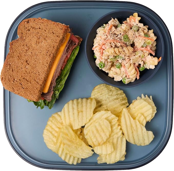 madesmart Dipware Dinner Plate, Midnight