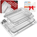 Air Fryer Basket for Oven,Oven Air Fryer Basket and Tray with Cooking Guide