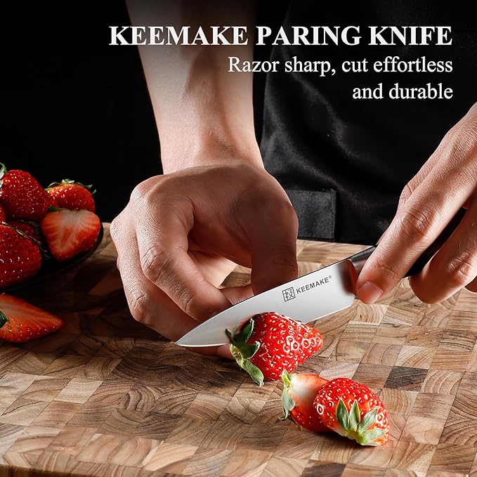 KEEMAKE 9 Inch Bread Knife for Homemade Bread, Serrated Sourdough Knife