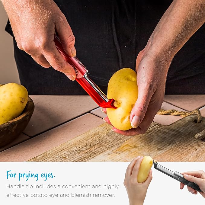 Dreamfarm Sharple Self-Sharpening Vegetable Peeler - Kermit Green