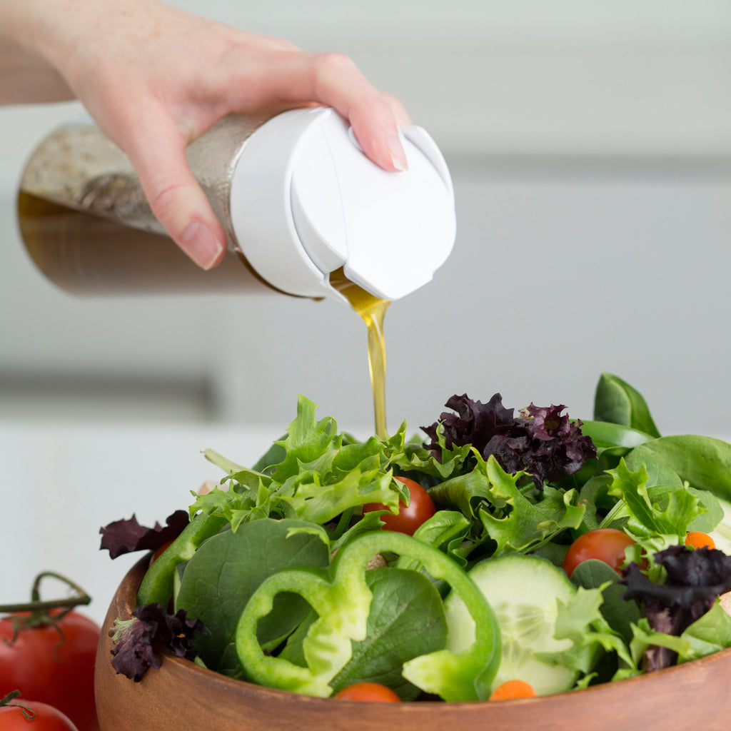 Whiskware Dressing Mixer Tritan Salad Dressing Mixer, White/Red