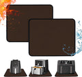 Amerbro 2 PCS Heat Resistant Mats for Countertop Air Fryer, 18x15in, Brown