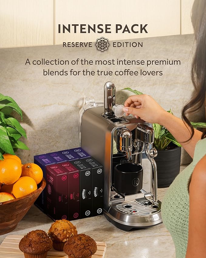 ROSSO CAFFÈ Espresso Pods for Nespresso Original Machines, Intense Pack 80