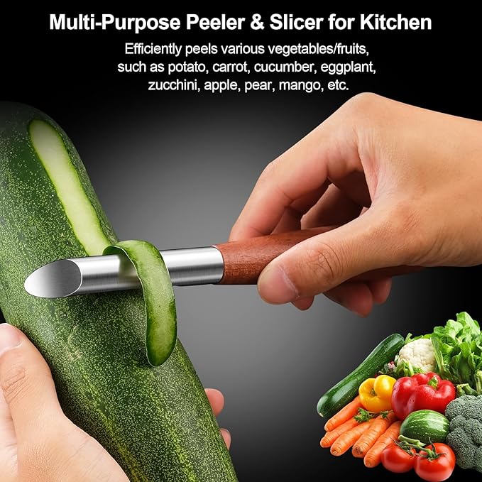 ZIGNTY Potato Peelers Stainless Steel Set, Vegetable Peeler for Kitchen