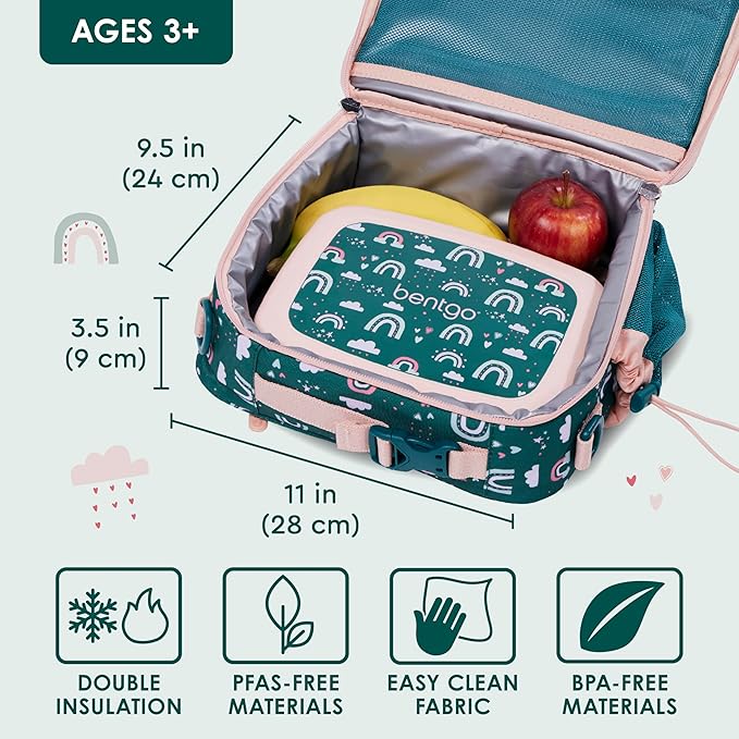Bentgo Kids Prints Double-Insulated Reusable Lunch Bag