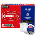 Community Coffee House Blend Medium-Dark Roast Single-Serve Keurig K-Cup Pods, 12 Count (Pack of 1)