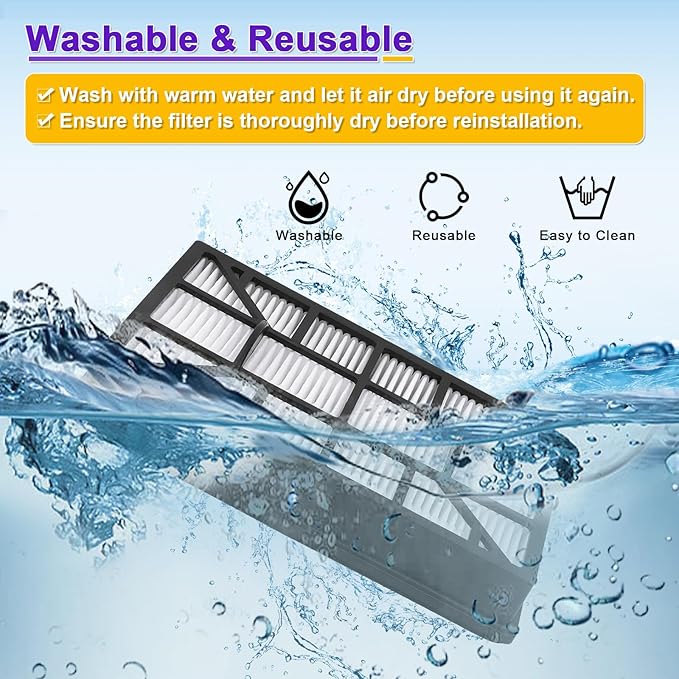 3 Pack EF-12 HEPA Filter Replacement for Kenmore 62731 52731 81615 81614