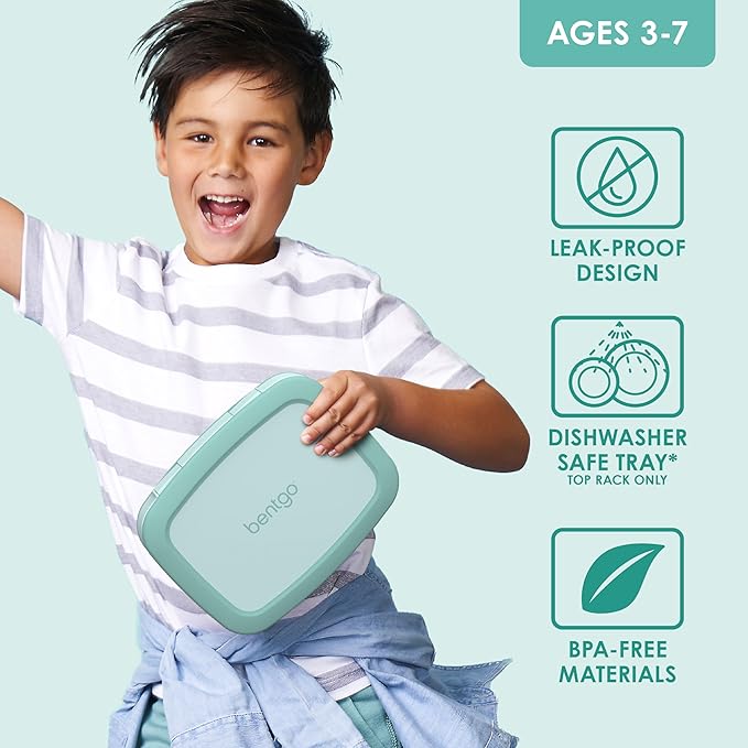Bentgo Kids Bento-Style 5-Compartment Leak-Proof Lunch Box