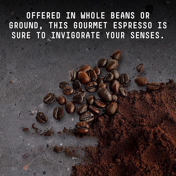 Stone Street Knee Buckling Espresso Whole Bean, Dark Roast, High Caf, 2Lb