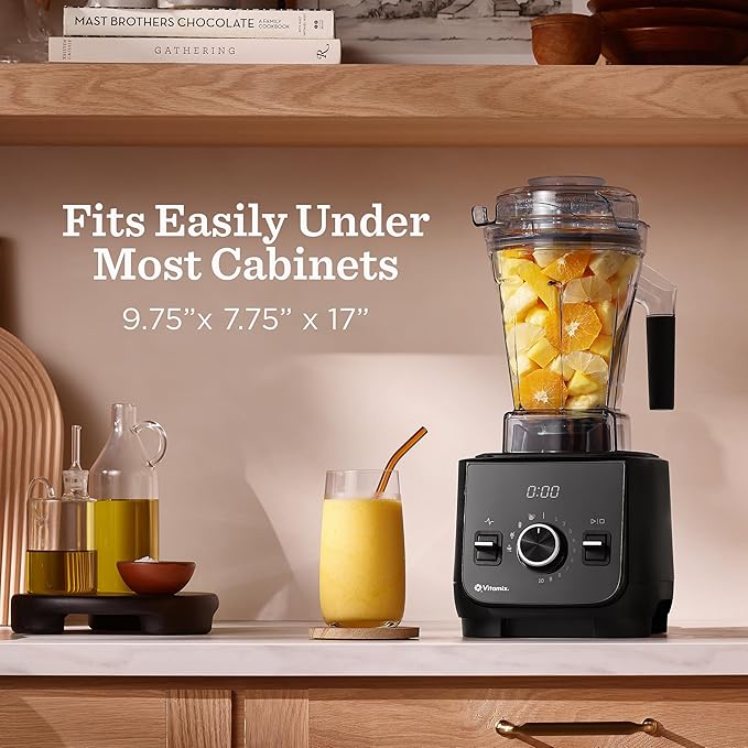 Vitamix Ascent X2 Blender with Three Blending Programs, Self-Cleaning Program, Professional-Grade Blender for Smoothies, Soups and More, Stainless-Steel Blades, 48 Oz Container, Shadow Black