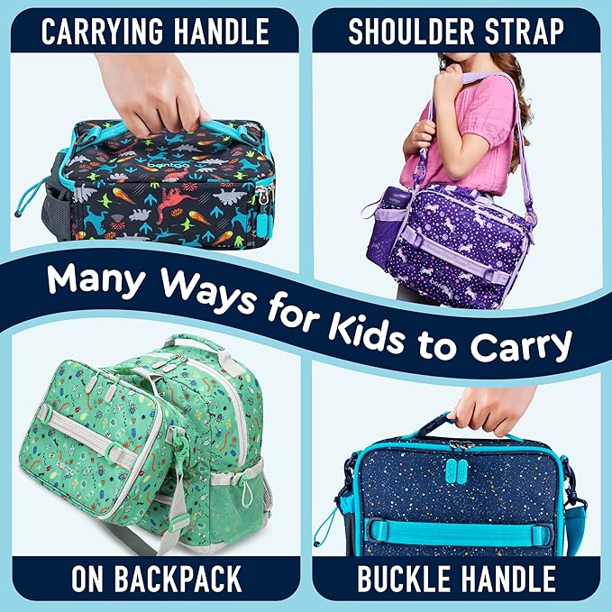Bentgo Kids Prints Double-Insulated Reusable Lunch Bag