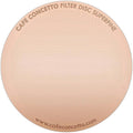 CAFE CONCETTO Filter for use in AeroPress Go/AeroPress Coffee Makers (Superfine) - Premium Replacement Disc - Reusable Metal, Titanium Coated Stainless Steel. Upgrade Your Mesh or Filter Papers