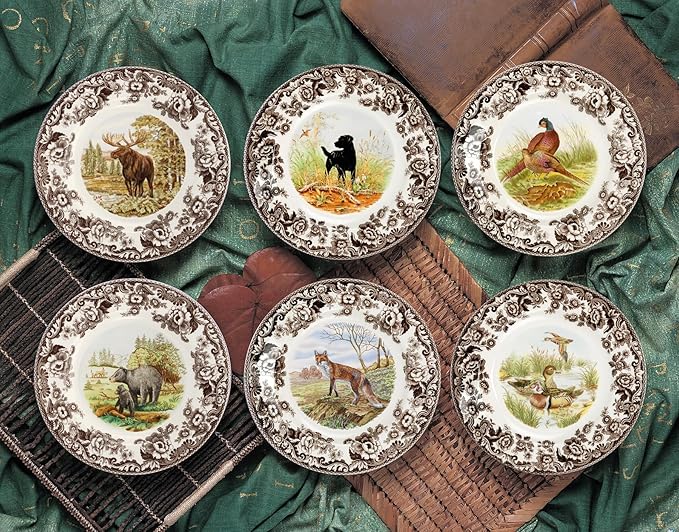 Spode Woodland Majestic Moose Dinner Plate