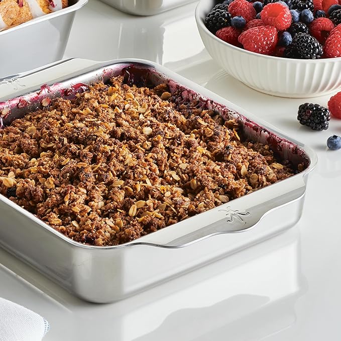Hestan Provisions OvenBond - 8" x 8" Stainless Steel Square Baking Pan
