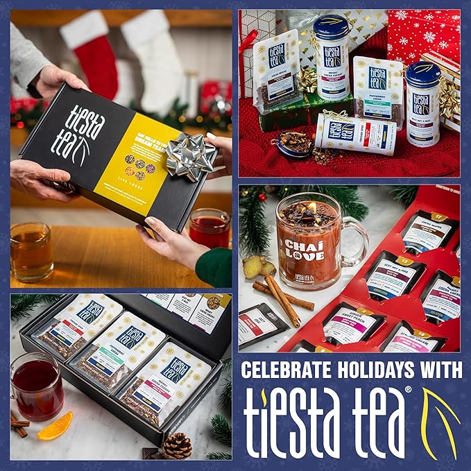 Tiesta Tea - Top 8 Favorites Sampler Set, Loose Leaf, Up to 80 Cups