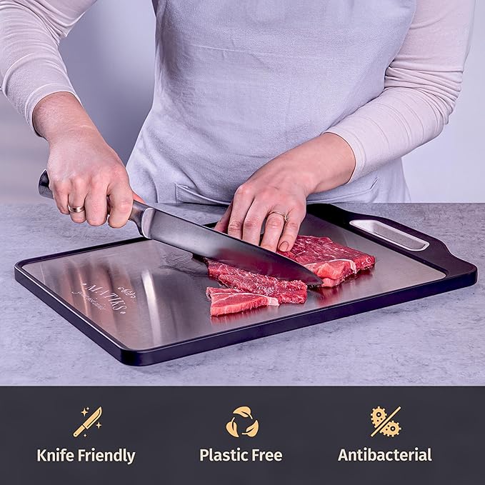 Matiks 316 Stainless Steel Cutting Board Set - 11th Steel Anniversary
