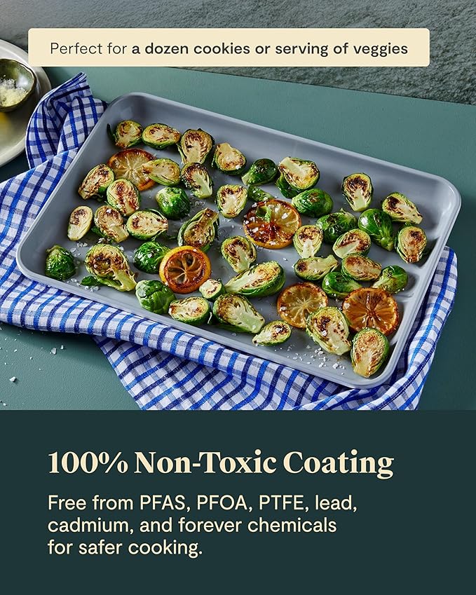 Caraway Non-Stick Ceramic Medium Baking Sheet Duo