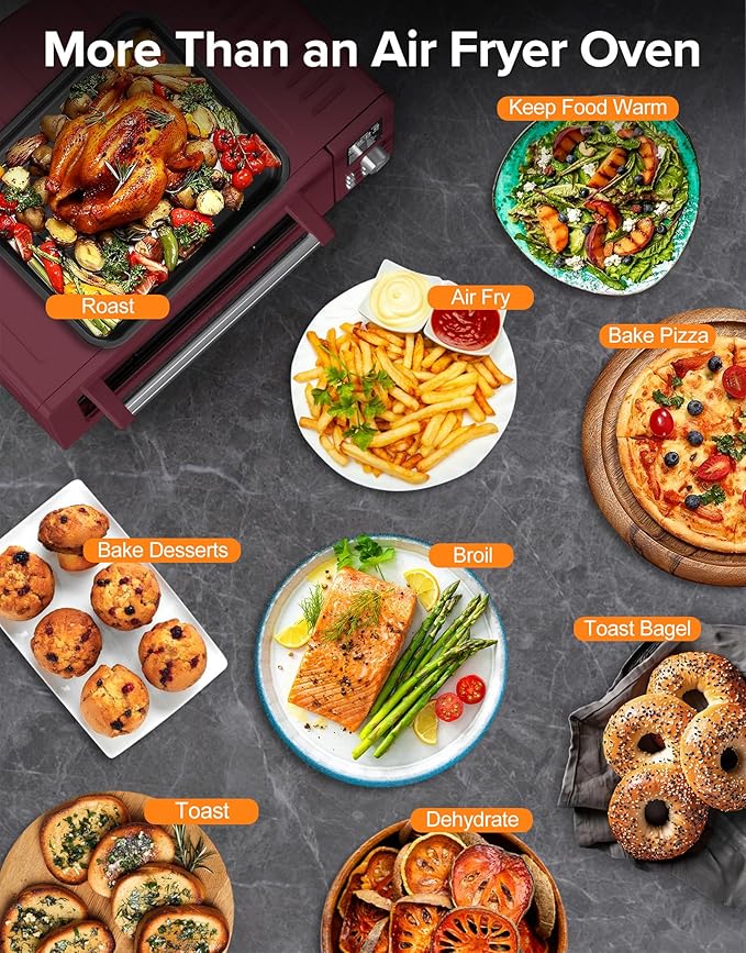 Nuwave Bravo Pro Smart Air Fryer Toaster Oven Countertop Combo
