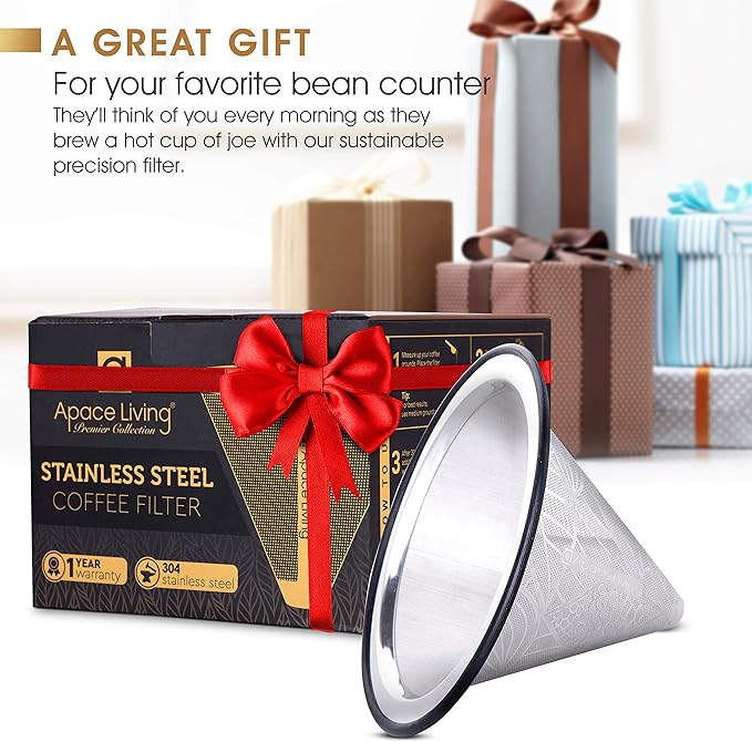 Compatible with Chemex, Hario V60 Pour Over Coffee Filter, Coffee Dripper