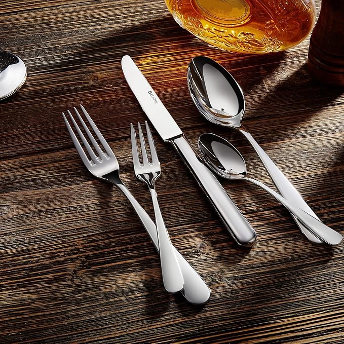 KEAWELL Premium Louise 6-Piece 5.6-Inch 18/10 Small Spoons (5.6 inches, 6)