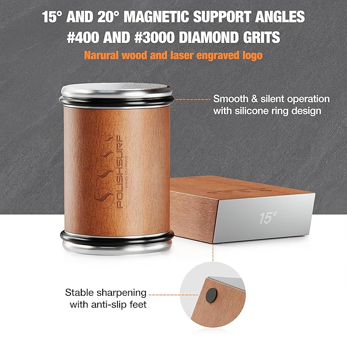 Rolling Knife Sharpener Kit, Blade Sharpening Roller for Kitchen Knives