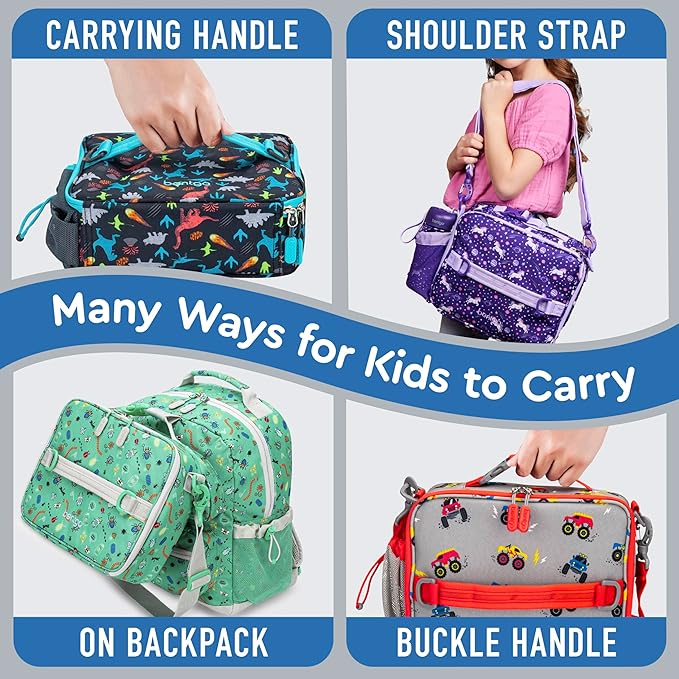 Bentgo Kids Prints Double-Insulated Reusable Lunch Bag