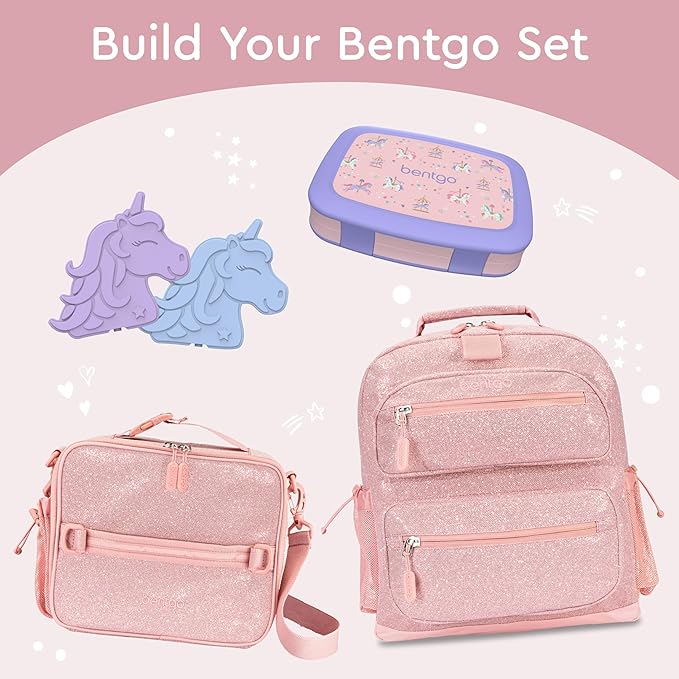 Bentgo Kids Prints Leak-Proof 5-Compartment Bento-Style Kids Lunch Box