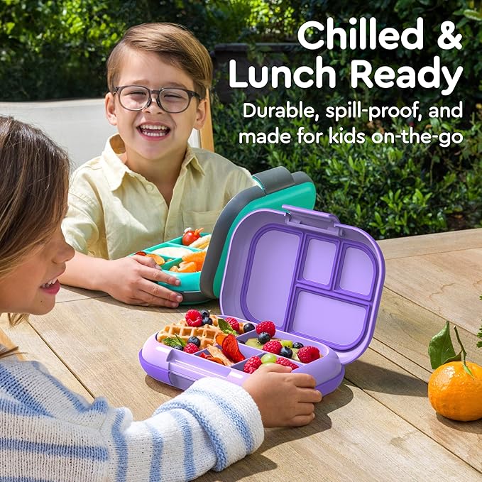 Bentgo Chill Kids 4-Compartment Bento Box Leakproof Lunch Box