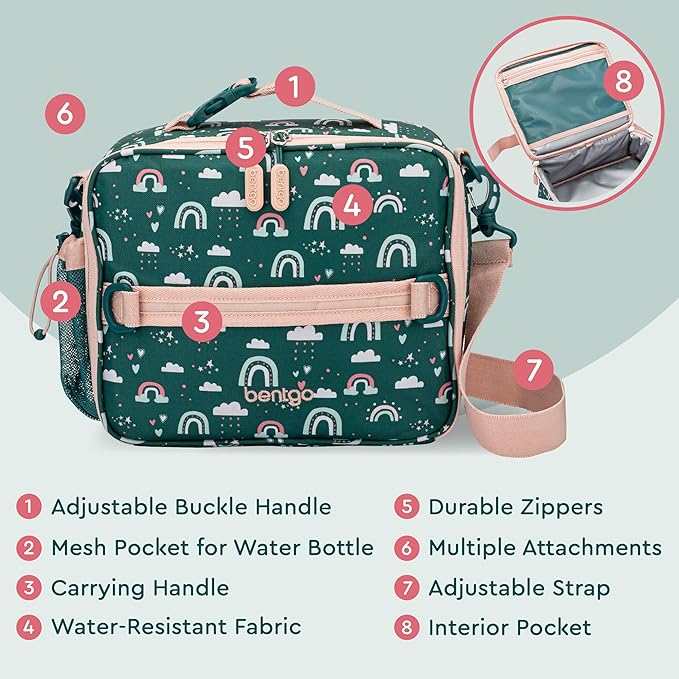Bentgo Kids Prints Double-Insulated Reusable Lunch Bag