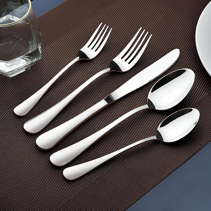 Silverware Set for 6,30 Piece Stainless Steel Flatware Utensils Cutlery Set