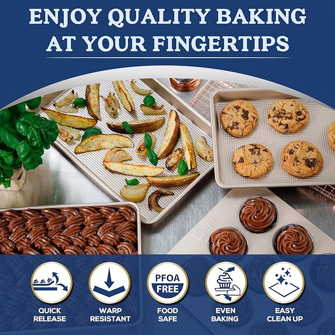 Ultra Cuisine 9x13 Inch Cake Baking And Brownie Pan - Baking Tray
