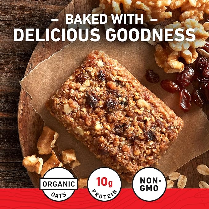 CLIF BAR Protein Energy Bars, Oatmeal Raisin Walnut, 10ct