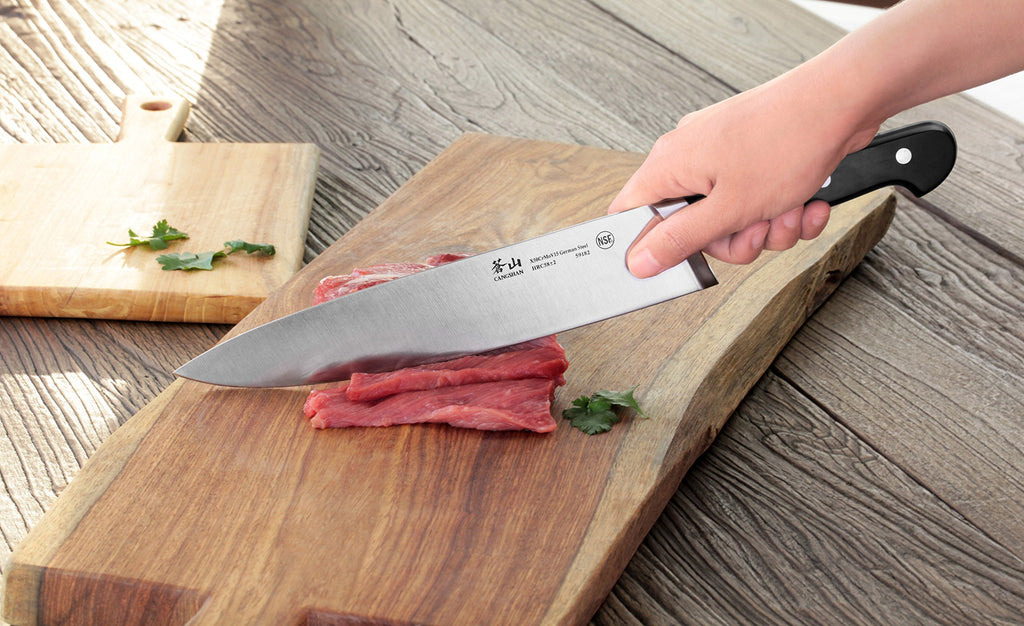 Cangshan V2 Series 59182 German Steel Forged Chef Knife, 9.5-Inch