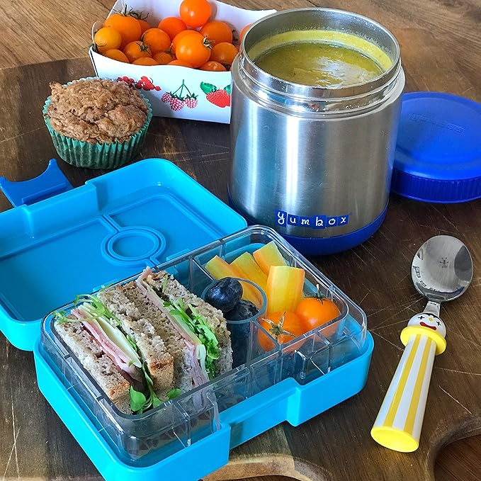 Yumbox Zuppa 14oz Thermal Food Jar, Triple Insulated, Neptune Blue