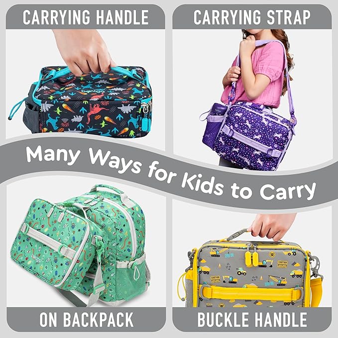 Bentgo Kids Prints Double-Insulated Reusable Lunch Bag