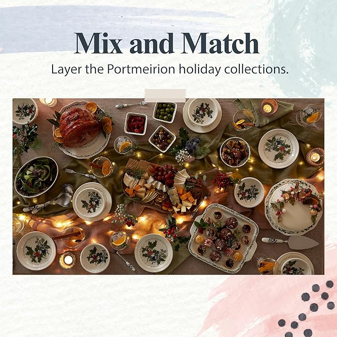 Portmeirion The Holly & The Ivy Cereal Bowls - Set of 6