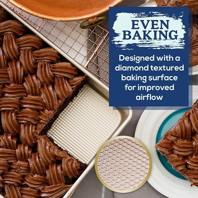 Ultra Cuisine 9x13 Inch Cake Baking And Brownie Pan - Baking Tray