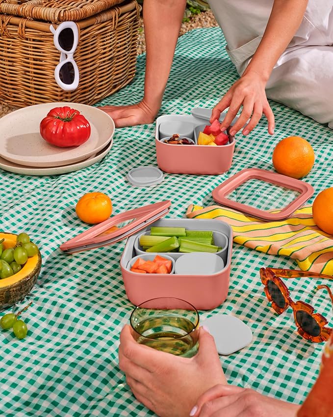 Caraway Glass Food Storage Container with Lid