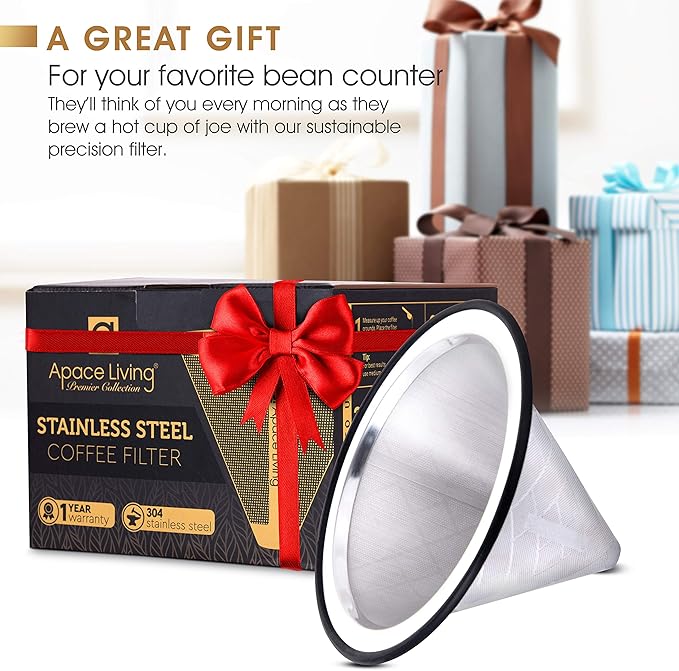 Compatible with Chemex, Hario V60 Pour Over Coffee Filter, Coffee Dripper